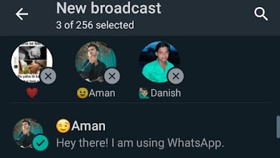 Add people to WhatsApp broadcast