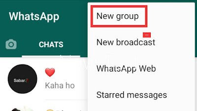 Create new whatsapp group
