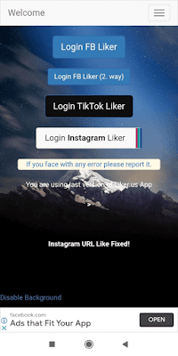 Open liker app to increase Instagram likes