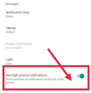 Use High Priority WhatsApp Notification