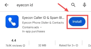 Eyecon caller id app install kare